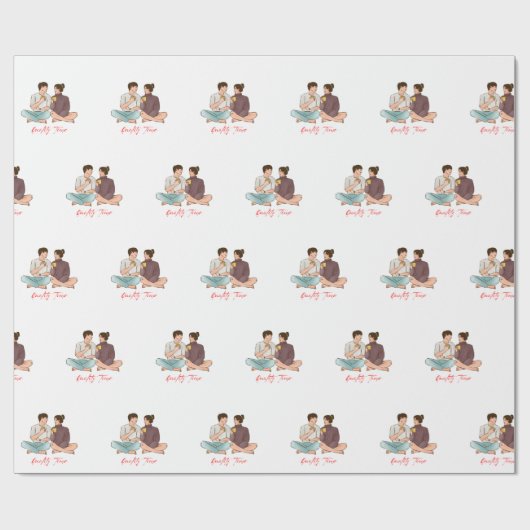 Qualitätszeitwaschpapier Geschenkpapier (Flach)