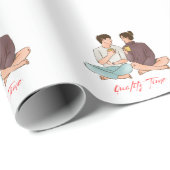 Qualitätszeitwaschpapier Geschenkpapier (Rolleneckpunkt)