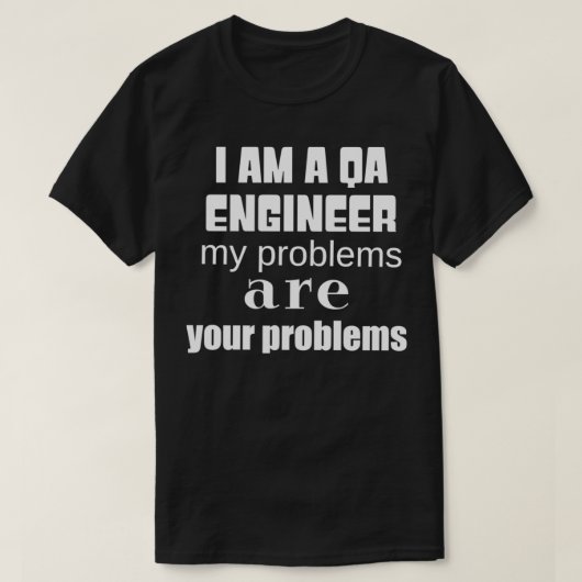 Quality Assurance Engineer T-Shirt (Design vorne)