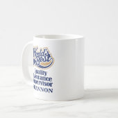 Quality Assurance Supervisor Personalized Mug Gift Kaffeetasse (Vorderseite Links)