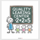 Quality Learing Center Day Care Fraud Minnesota Aufkleber (Blatt)