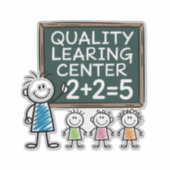 Quality Learing Center Day Care Fraud Minnesota Aufkleber (Vorderseite)