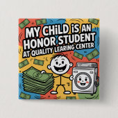 Quality Learing Center Minnesota Korruption Button (Vorderseite)