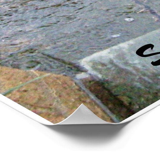 QUALITY OF MERCY print Poster (Ecke)