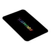 "quality" pride lgbtq black Flexible Foto Magnet (Rechte Seite)