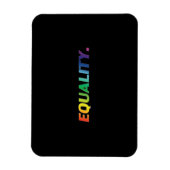 "quality" pride lgbtq black Flexible Foto Magnet (Vertikal)