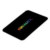 "quality" pride lgbtq black Flexible Foto Magnet (Linke Seite)