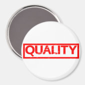 Quality Stamp Magnet (Vorderseite/Rückseite)