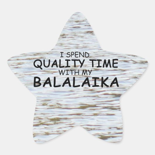 Quality Time Balalaika Star Sticker (Vorderseite)