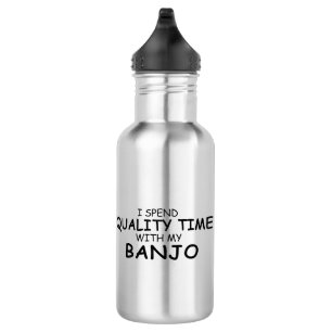 Quality Time Banjo Edelstahlflasche