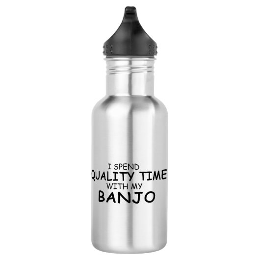 Quality Time Banjo Edelstahlflasche (Rechts)