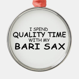 Quality Time Bari Sax Ornament Aus Metall