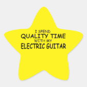 Quality Time Electric Gitarren Star Sticker (Vorderseite)