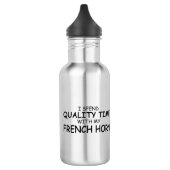 Quality Time French Horn Edelstahlflasche (Links)