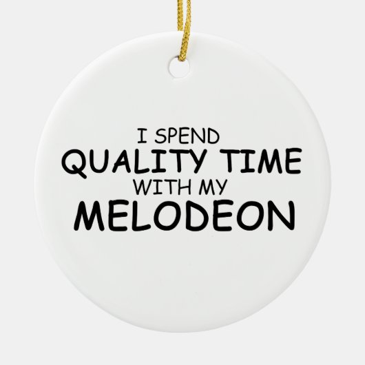 Quality Time Melodeon Keramikornament (Vorne)
