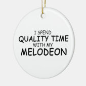 Quality Time Melodeon Keramikornament (Links)