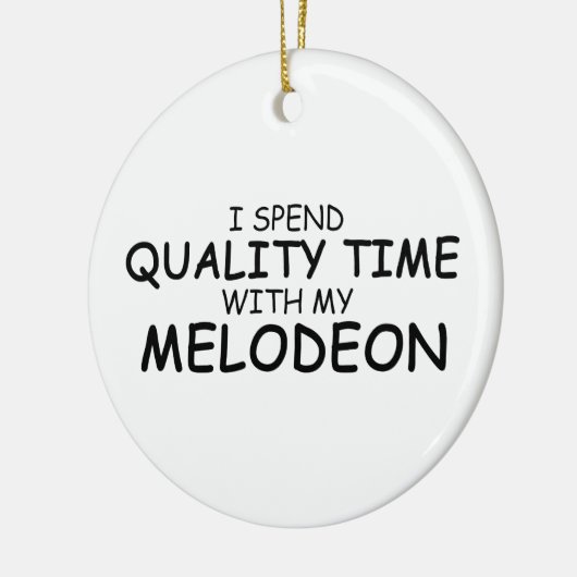 Quality Time Melodeon Keramikornament (Links)