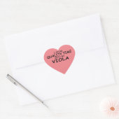 Quality Time Viola Heart Sticker (Umschlag)
