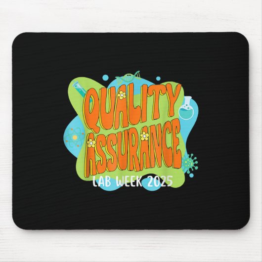 Quality Urance Labrador Scientist Retro Labrador W Mousepad (Vorne)