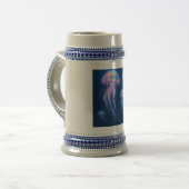 Qualle Bierglas (Vorderseite Links)