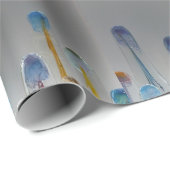 Qualle Blown Glas Art Geschenkpapier (Rolleneckpunkt)
