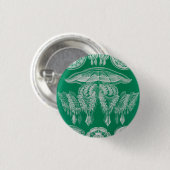 Qualle, Discomedusae von Ernst Haeckel Button (Vorne & Hinten)