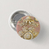 Qualle, Discomedusae von Ernst Haeckel Button (Vorne & Hinten)