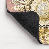 Qualle, Discomedusae von Ernst Haeckel Mousepad (Ecke)