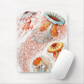 Qualle, Discomedusae von Ernst Haeckel Mousepad (Mit Mouse)