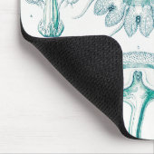 Qualle, Discomedusae von Ernst Haeckel Mousepad (Ecke)
