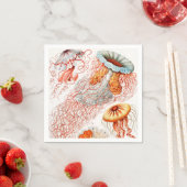 Qualle, Discomedusae von Ernst Haeckel Serviette (Beispiel)