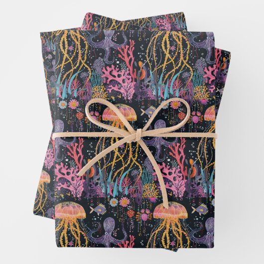 Qualle Geschenkpapier Set (Beispiel)