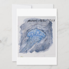 Qualle Grußkarte Einladung