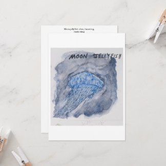 Qualle Grußkarte Einladung