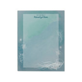 Qualle Jive Unlinated Notizblock (Rotiert)