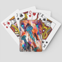 Qualle Jump Electric Spielkarten