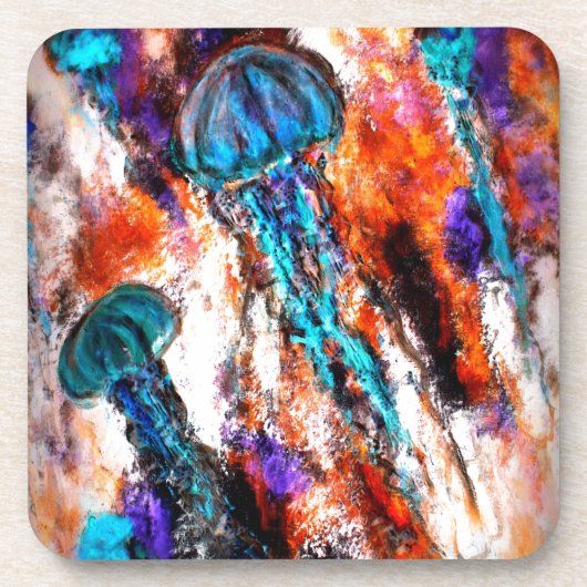 Qualle Jump Electric Untersetzer (Vorderseite)