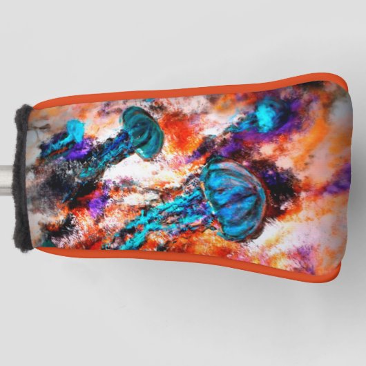 Qualle Jump Golf Headcover (Vorderseite)