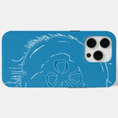 Qualle Mond Handyhülle Case-Mate iPhone Hülle (Rückseite (Horizontal))