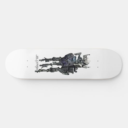 Qualle oder KronierUFO oder UAP Skateboard (Horizontal)