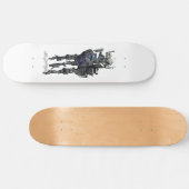 Qualle oder KronierUFO oder UAP Skateboard (Horizontal)