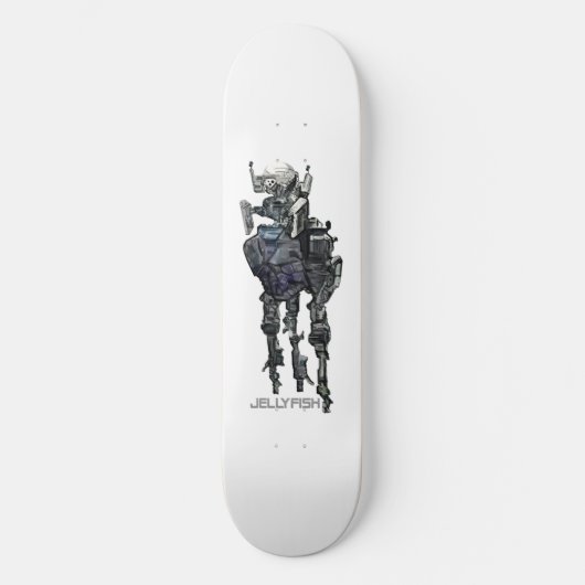 Qualle oder KronierUFO oder UAP Skateboard (Vorderseite)