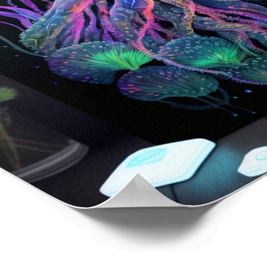 Qualle Poster (Ecke)