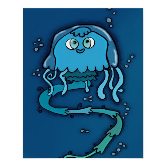 Qualle Poster (Vorderseite)