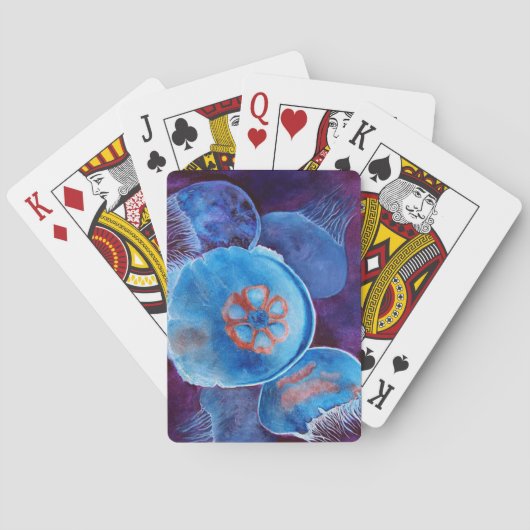 Qualle-Spielkarten Spielkarten (Rückseite)