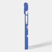 Quallen auf blauem Hintergrund Case-Mate iPhone Hülle (Rückseite / Links)