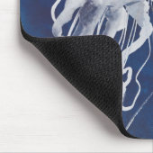 Quallen auf dem Gebiet der Marine Mousepad (Ecke)