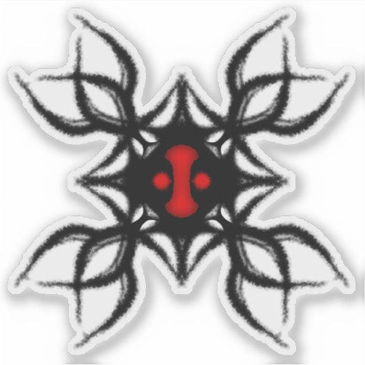 Quallen Aufkleber (Vorderseite)