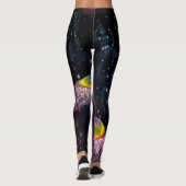Quallen-Außerirdischen Leggings (Rückseite)