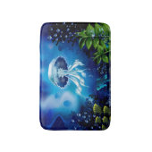 Quallen Badematte (Vorderseite Vertikal)